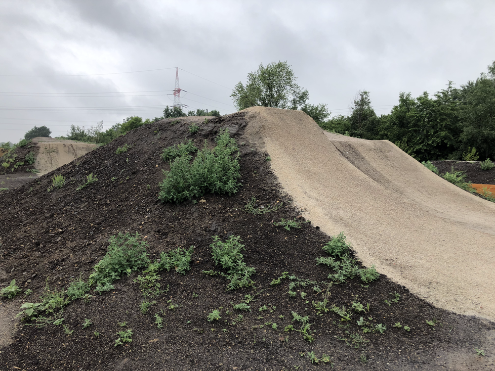 Nejtěžší skok v bikeparku.