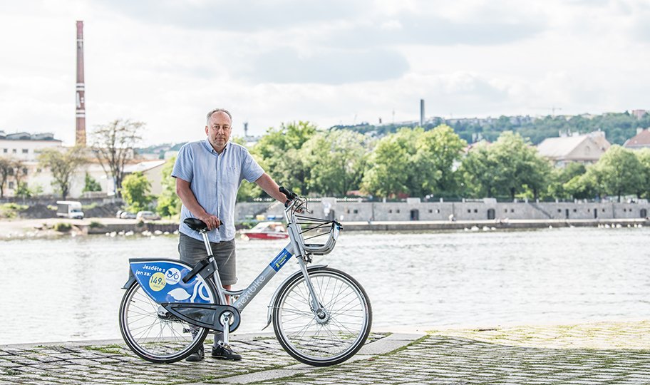 Zakladatel bikesharingové společnosti Nextbike Petr Horký