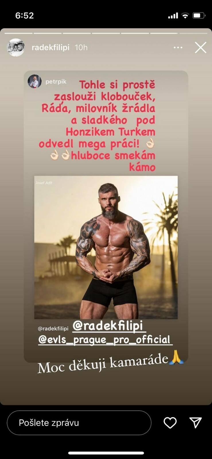 Radek zhubl 33 kilo