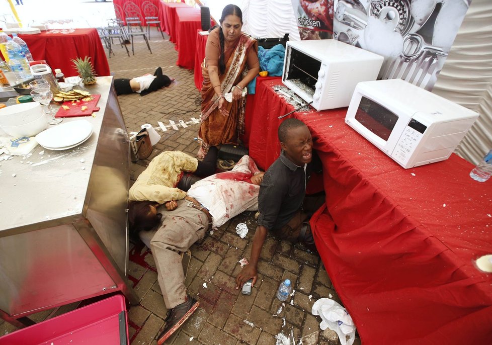 Děsivé foto z keňského masakru, při kterém teroristé pozabíjeli přes 60 lidí
