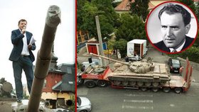 Někdejšímu komunistickému pohlavárovi Vasilu Biľakovi přitáhli před dům tank!