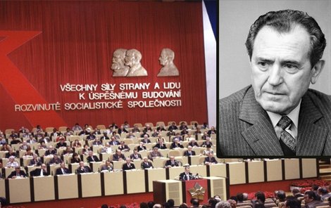 Proletáři všech zemí, spojte se aneb komunistická elita pohromadě při 17. sjezdu KSČ v březnu 1986.