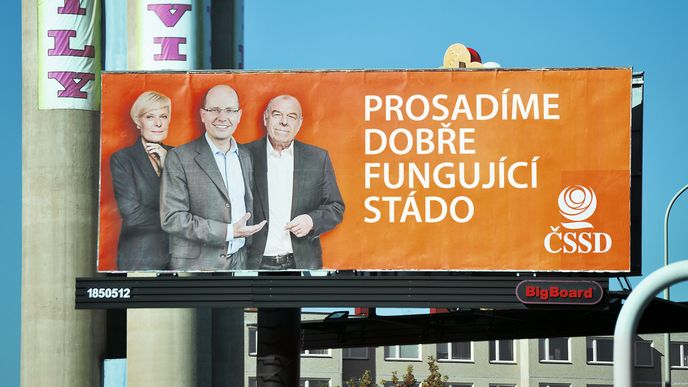 bilboard ČSSD