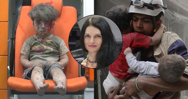 Češka: Hrdinové tahají děti z trosek. Rusové a Asad útočí na civilisty úmyslně
