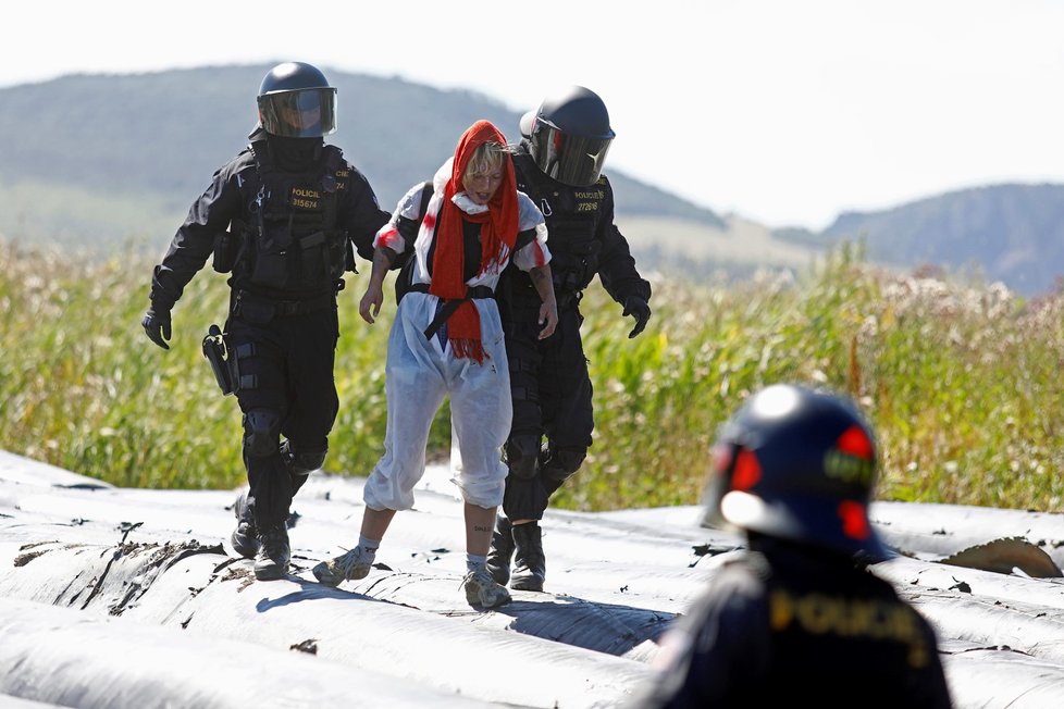 Policie 234 protestujících aktivistů zajistila.