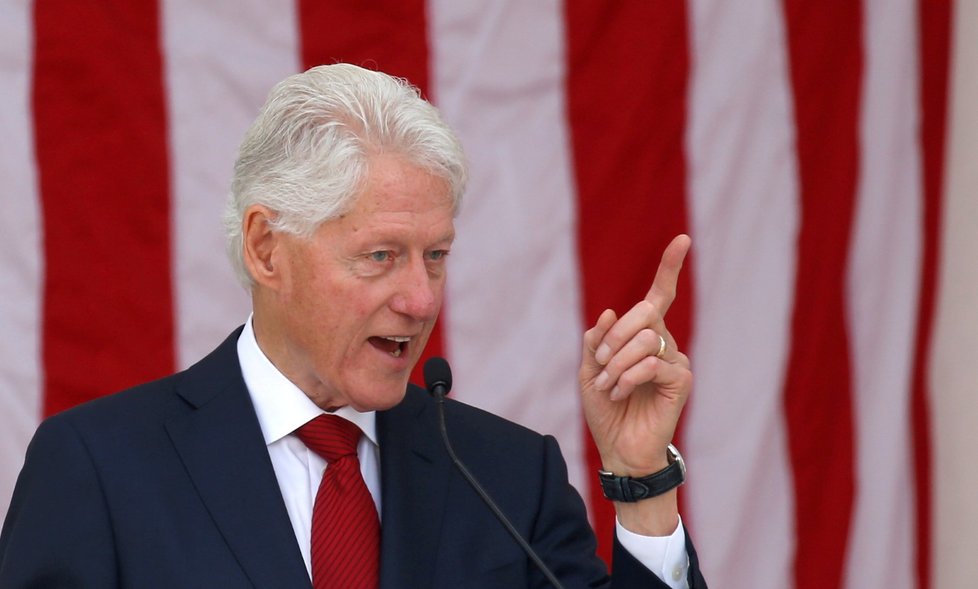 Bývalý americký prezident Bill Clinton.