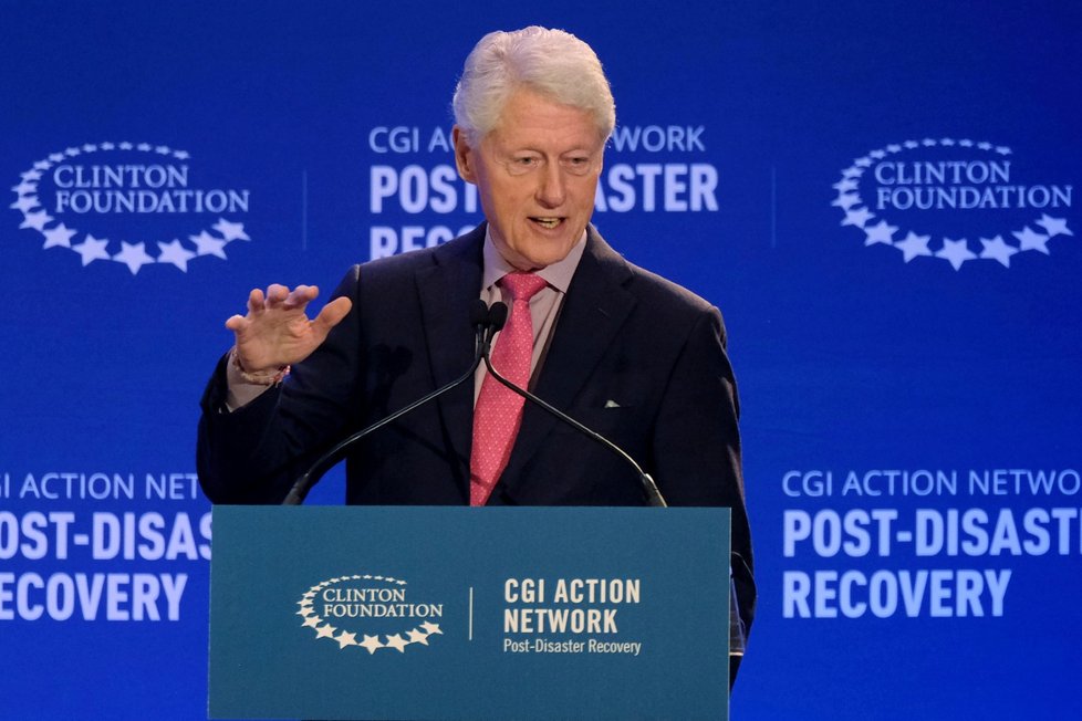 Bývalý americký prezident Bill Clinton.