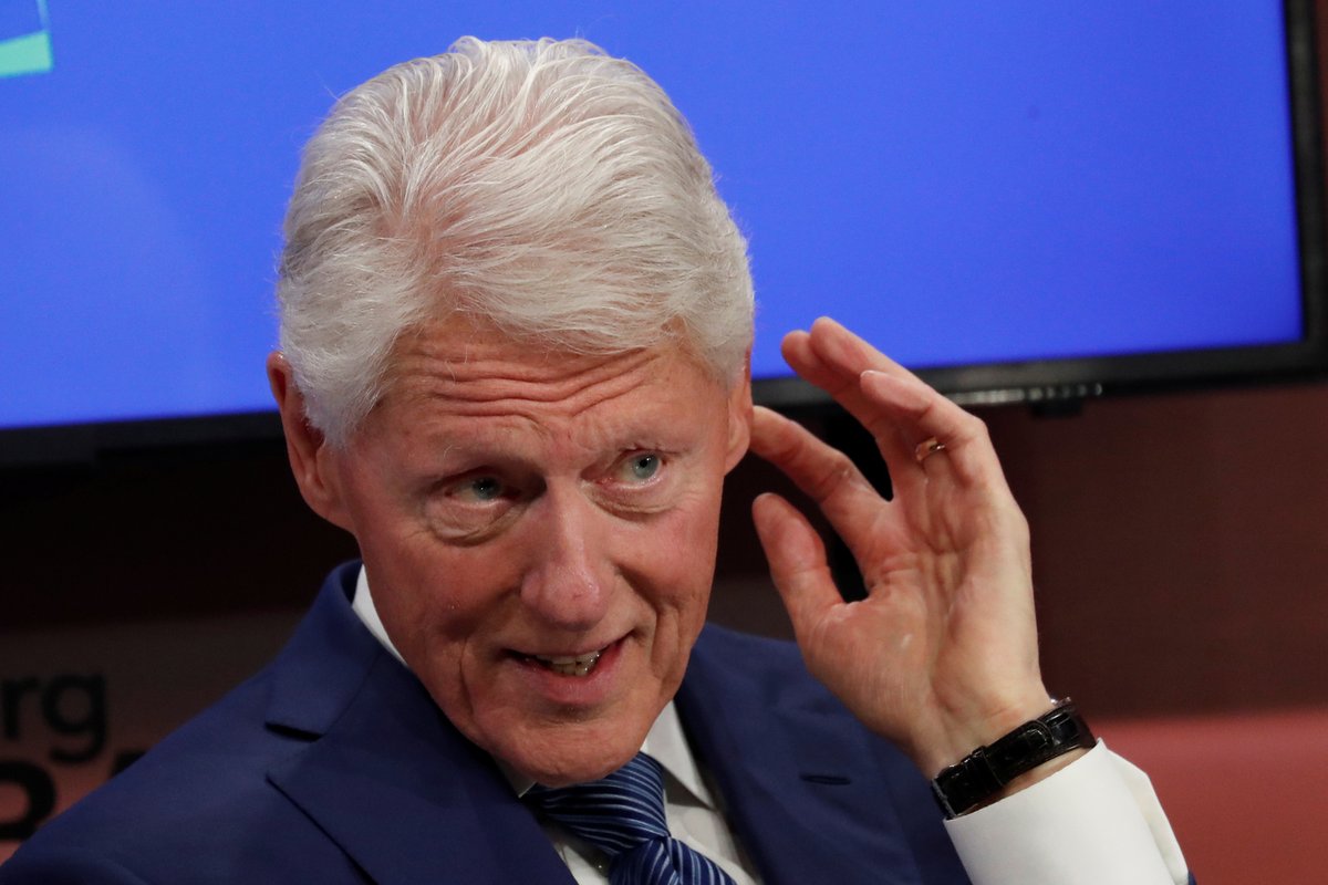 Exprezident USA Bill Clinton na podzim 2019