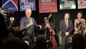 Bývalý americký prezident Bill Clinton v klubu Reduta (10.3.2024)