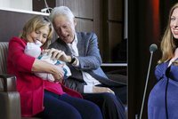 Bill Clinton je dědečkem: Jeho dcera Chelsea porodila holčičku!