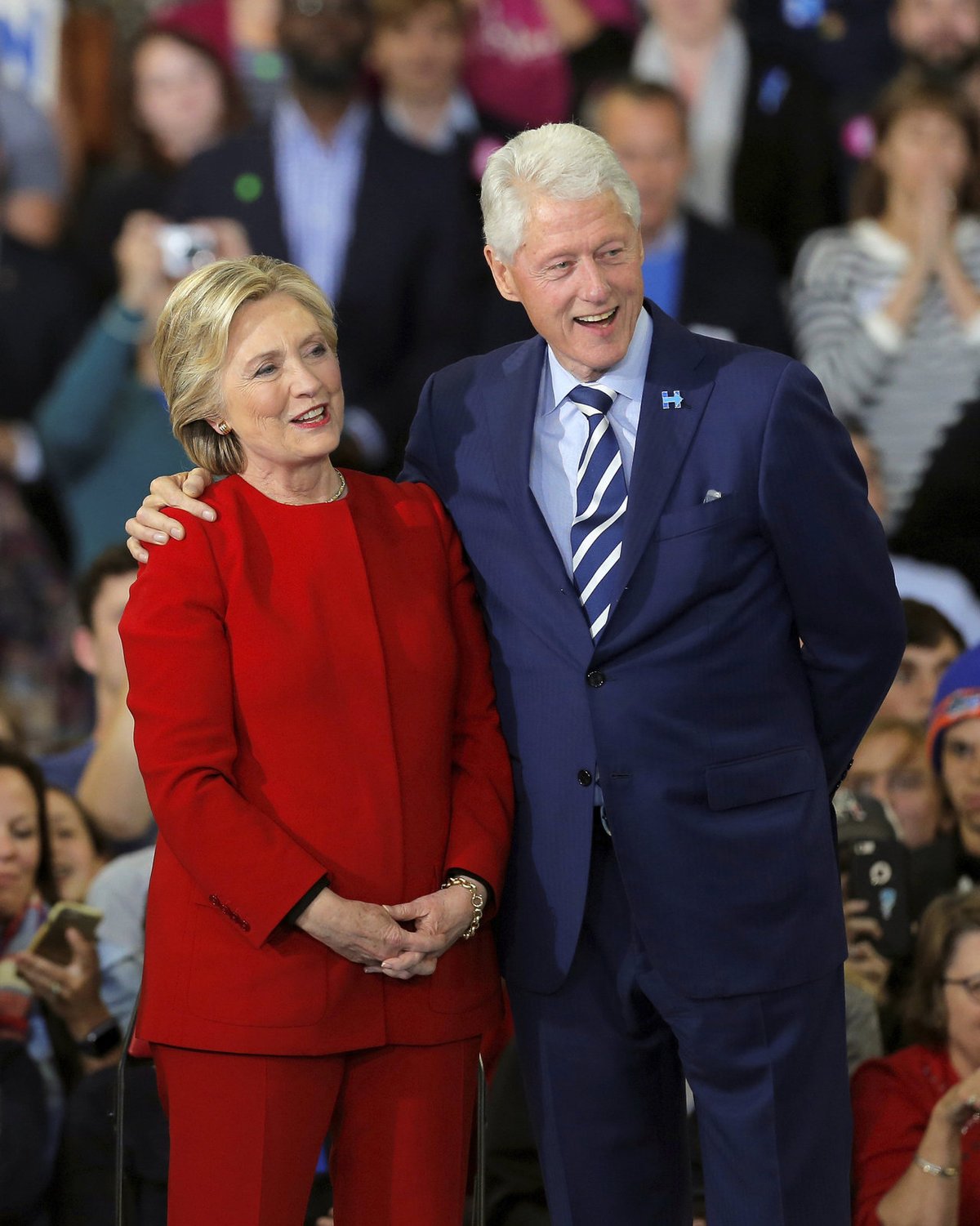 Bill Clinton a Hillary Clinton.