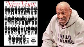 Titulka New York Magazine je pro Cosbyho tablo hanby.