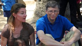 Bill Gates s manželkou Melindou