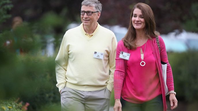 Bill Gates s manželkou Melindou