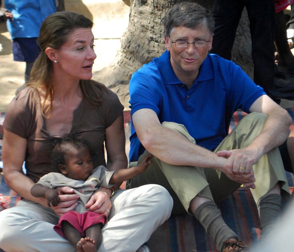 Bill Gates s manželkou Melindou