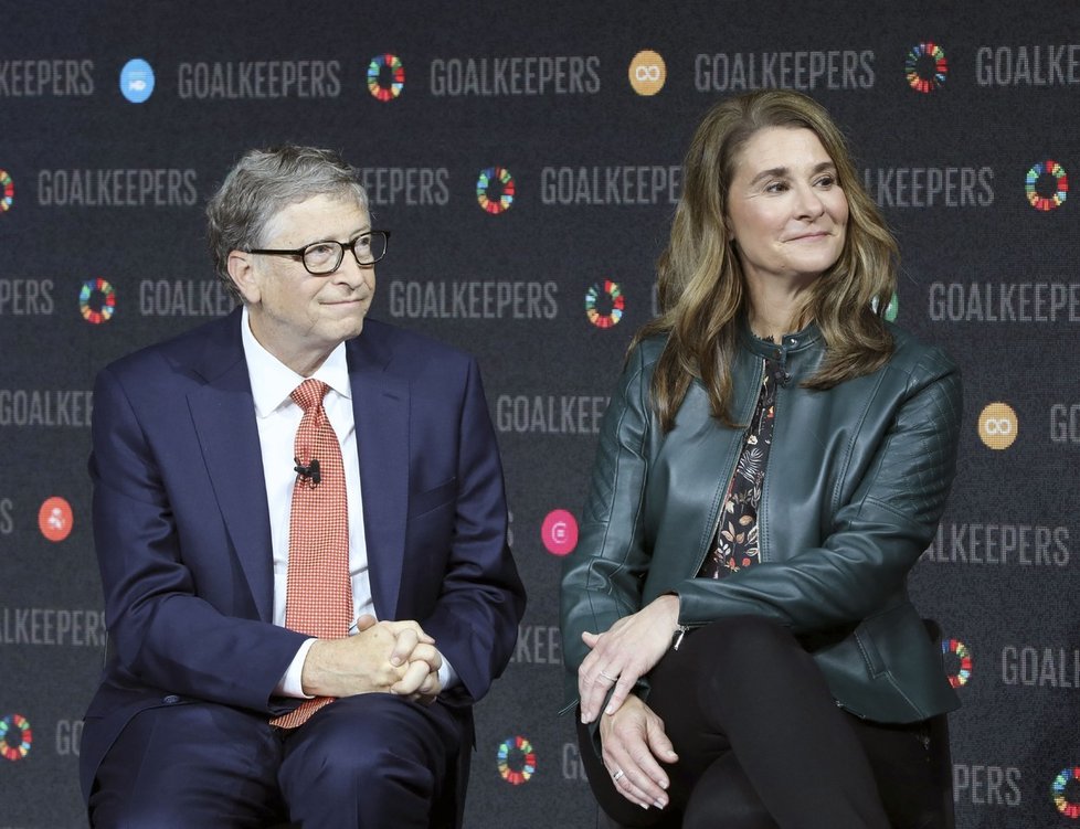 Bill Gates s manželkou Melindou