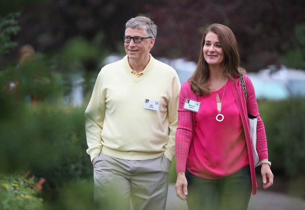 Bill Gates s manželkou Melindou