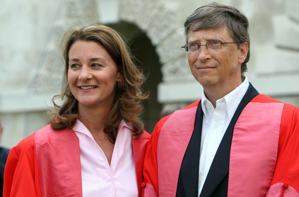 Bill Gates s manželkou Melindou