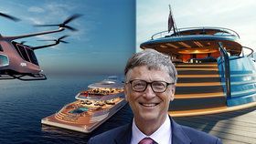 Bill Gates koupil luxusní jachtu za 16 miliard! Kolos o pěti palubách pohání dusík