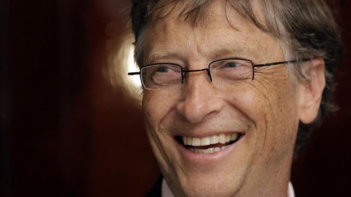 Bill Gates, zakladatel Microsoftu, dnes známý jako vlivný filantrop.