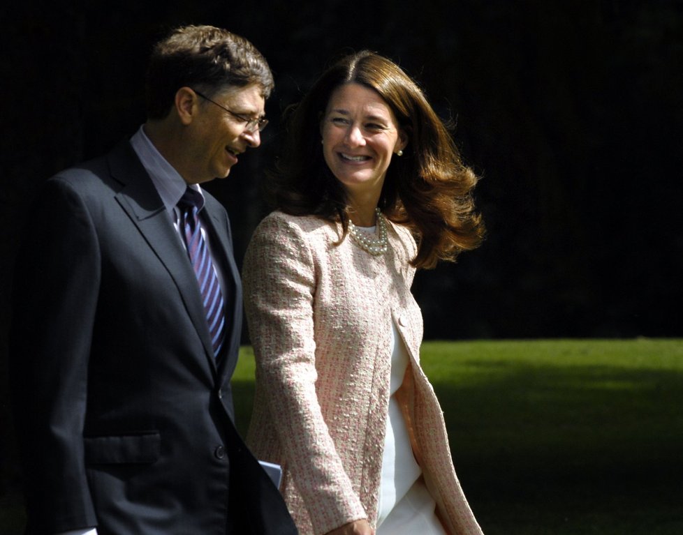 Bill Gates s manželkou Melindou.