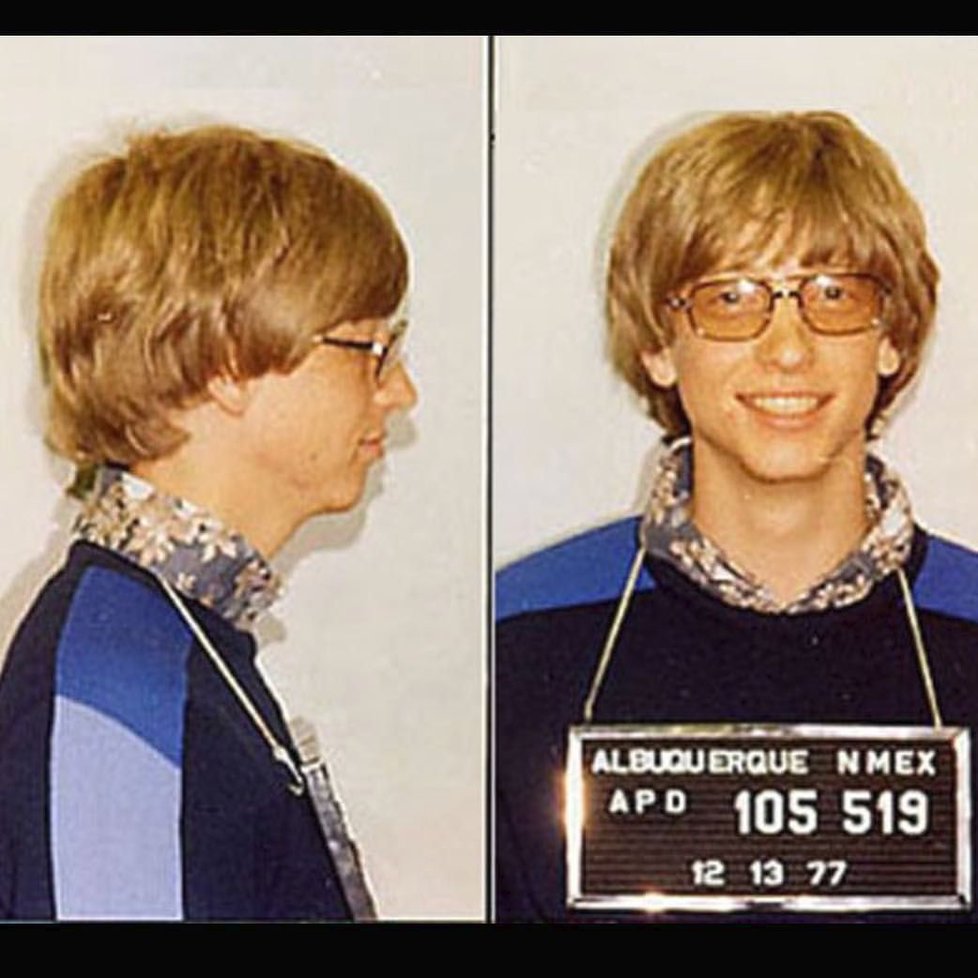 Bill Gates po zatčení
