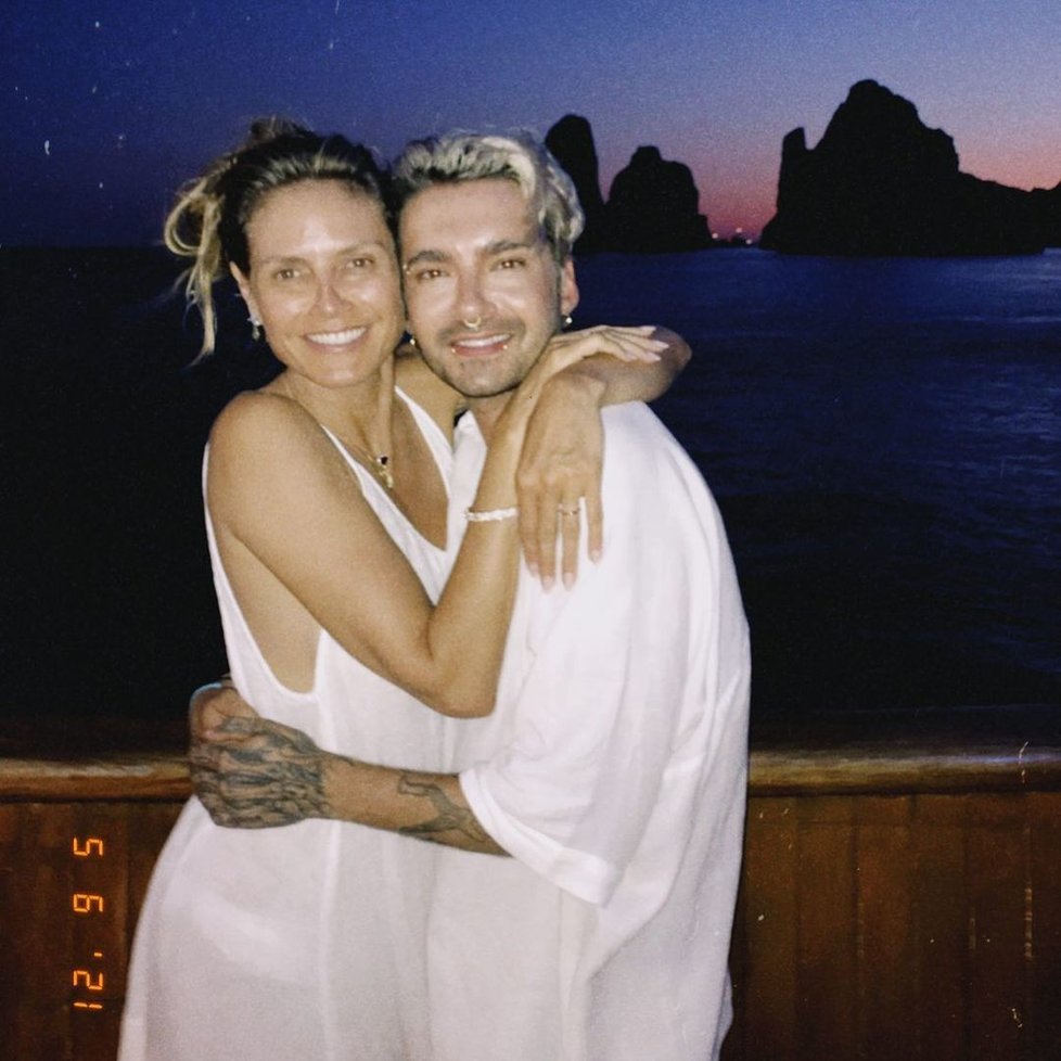 Bill Kaulitz se švagrovou Heidi Klum.