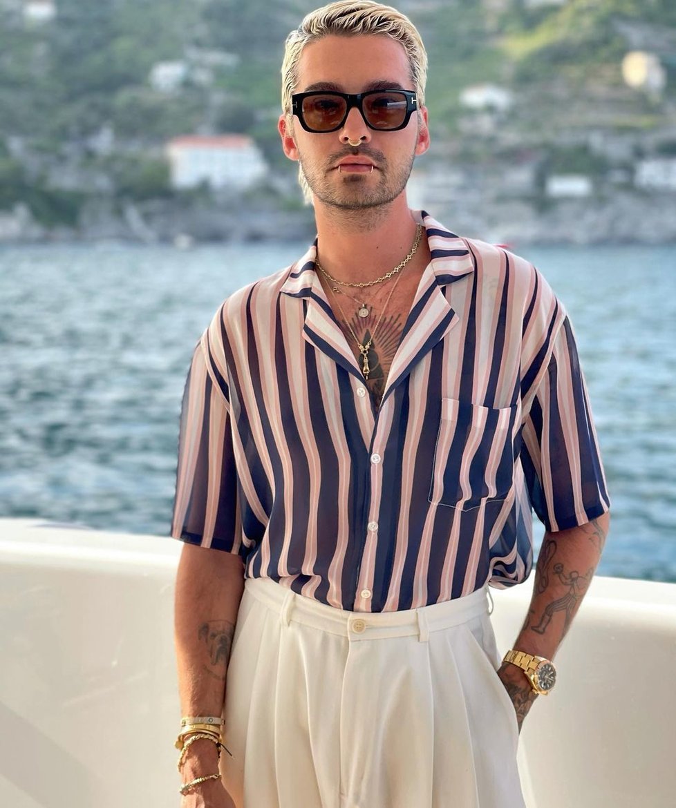 Bill Kaulitz z Tokio Hotel v roce 2021.