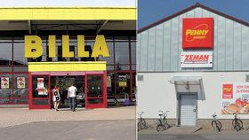 Antimonopolní úřad napařil tučnou pokutu supermarketům Billa a Penny Market