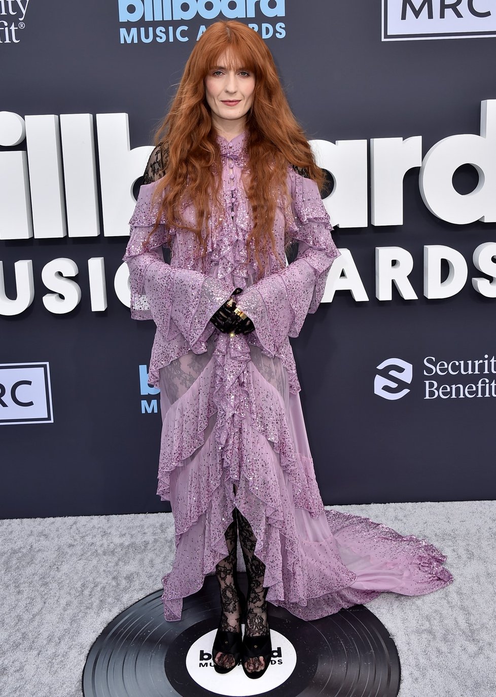 Předávání cen Billboard Music Awards 2022: Zpěvačka kapely Florence and the Machine Florence Welch