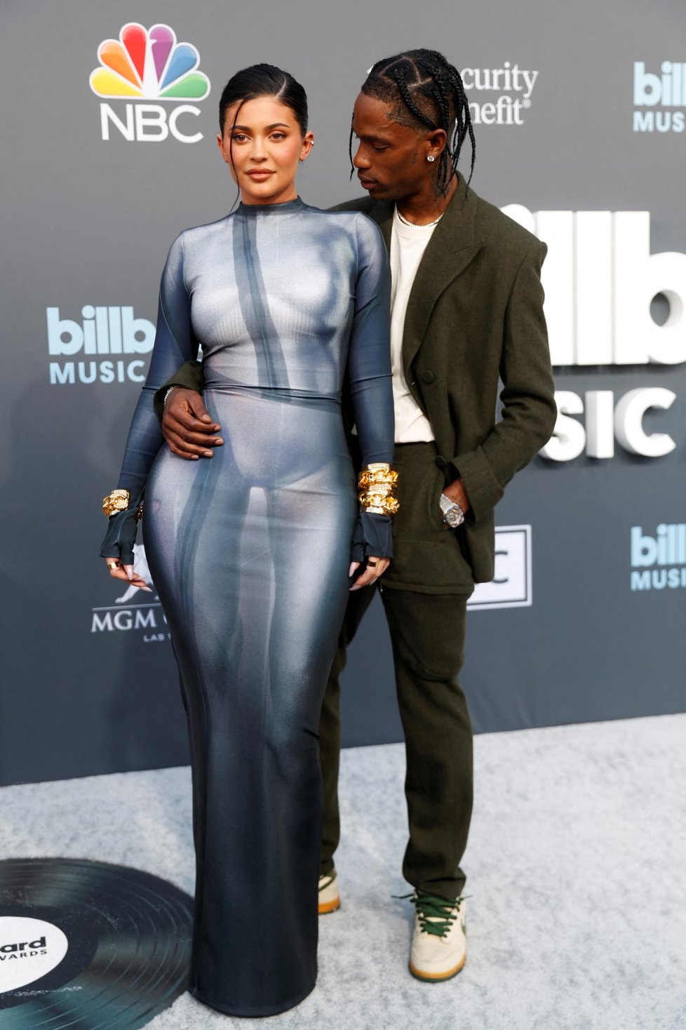 Předávání cen Billboard Music Awards 2022: Travis Scot a Kylie Jenner