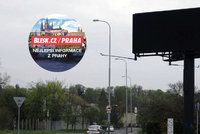 Billboardy na Radlické každé ráno »zčernají«. Pomůže to bezpečnosti školáků na přechodech