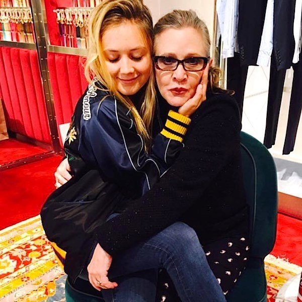 Carrie Fisher s dcerou Billie Lourd