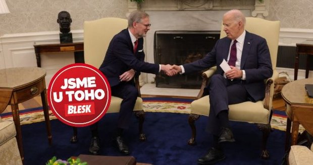 ONLINE Fiala v Bílém domě: Češi vědí, že Putinovy ambice nekončí na Ukrajině, uvedl Biden a chválil spojence 