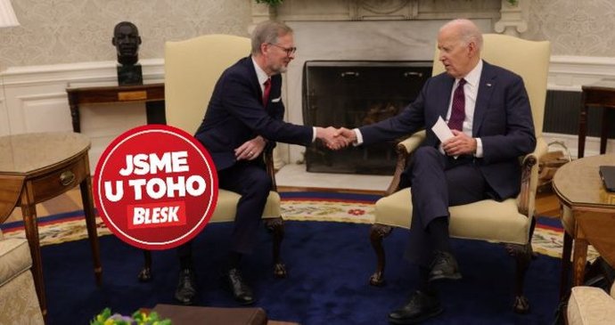 ONLINE Fiala v Bílém domě: Češi vědí, že Putinovy ambice nekončí na Ukrajině, uvedl Biden a chválil spojence