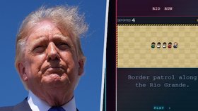Bílý dům pobouřil kontroverzními hrami o migraci. Ta o budování zdi z jeho stránek již zmizela.