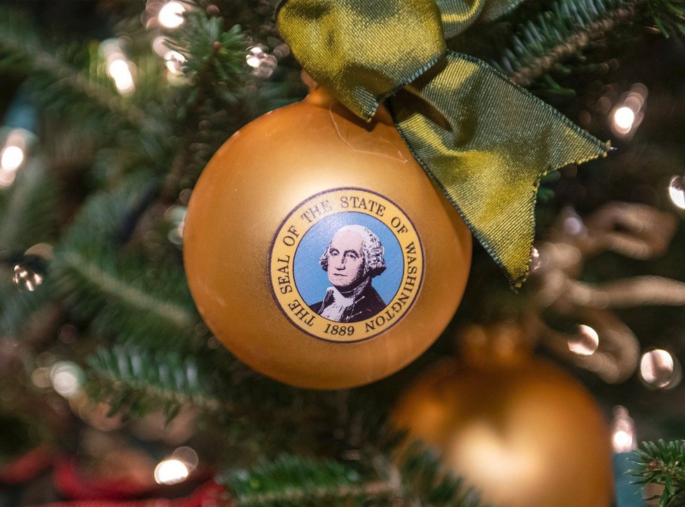 Vánoční dekorace v Bílém domě.