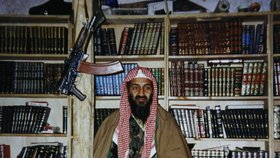 Bin Ládin na snímku, kdy byl na vrcholu kariéry