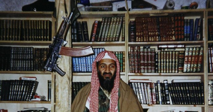 Bin Ládin na snímku, kdy byl na vrcholu kariéry