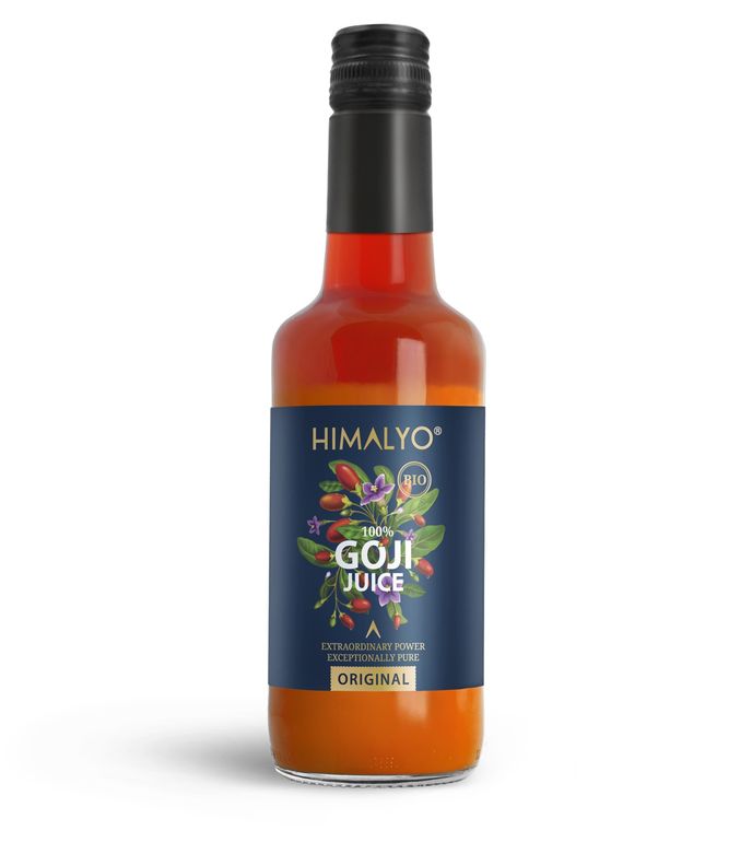 GOJI ORIGINAL Juice, 100% BIO, Himalyo, 399 Kč/750 ml GOJI ORIGINAL Juice, 100% BIO, Himalyo, 399 Kč/750 ml