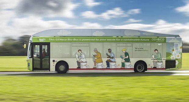Britský Bio Bus jezdí na lidské výkaly