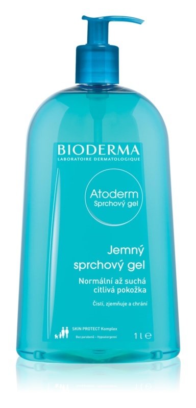 Jemný sprchový gel pro suchou a citlivou pokožku, Bioderma, 344 Kč (1000 ml)