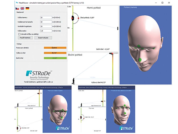 HeadViewer slouží k simulování pozice kamery vůči osobě a je zdarma k dispozici