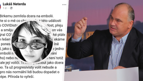 Starosta Birke pohřbil dceru (†21). Obdiv manželce i vztek po hnusném útoku politika: „Dobytek!“ 