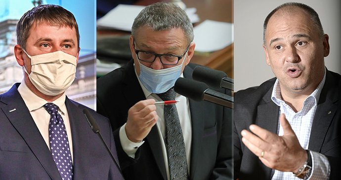Tomáš Petříček (ČSSD) na tiskovce (4. 1. 2021) ministr kultury Lubomír Zaorálek ve Sněmovně (11. 11. 2020)Expert na dopravu Jan Birke (ČSSD)