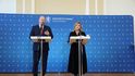 Ministři Alena Schillerová a Jeroným Tejc na tiskové konferenci k auditům k bitcoinové kauze (17.4.2026) Ministři Alena Schillerová a Jeroným Tejc na tiskové konferenci k auditům k bitcoinové kauze (17.4.2026)