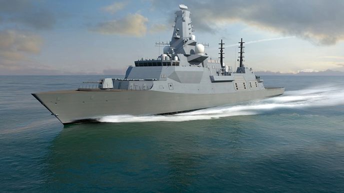 Královské námořnictvo zahájilo stavbu zbrusu nové fregaty Typ 26