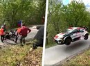 Fanoušci WRC se porvali přímo na trati, k tragédii nechybělo mnoho