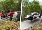 Do tragédie chyběly sekundy! Fanoušci WRC se porvali přímo na trati, málem to odnesl nevinný člověk