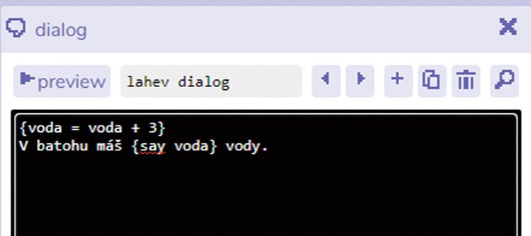 Jak programovat a měnit proměnné v Bitsy